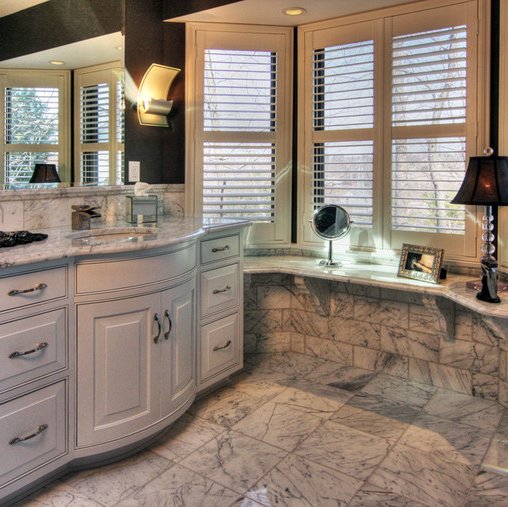 Valley Park, MO | Marble Master Bathroom*